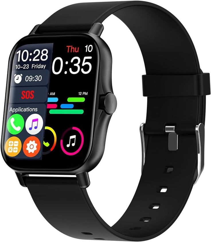 PulseFit Smart Watch with SOS & Fitness Tracking — Wearables