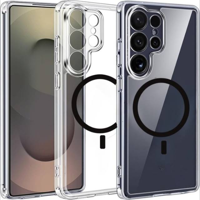 Kiwang Samsung S25Ultra clear magnetic cover — Phone Covers